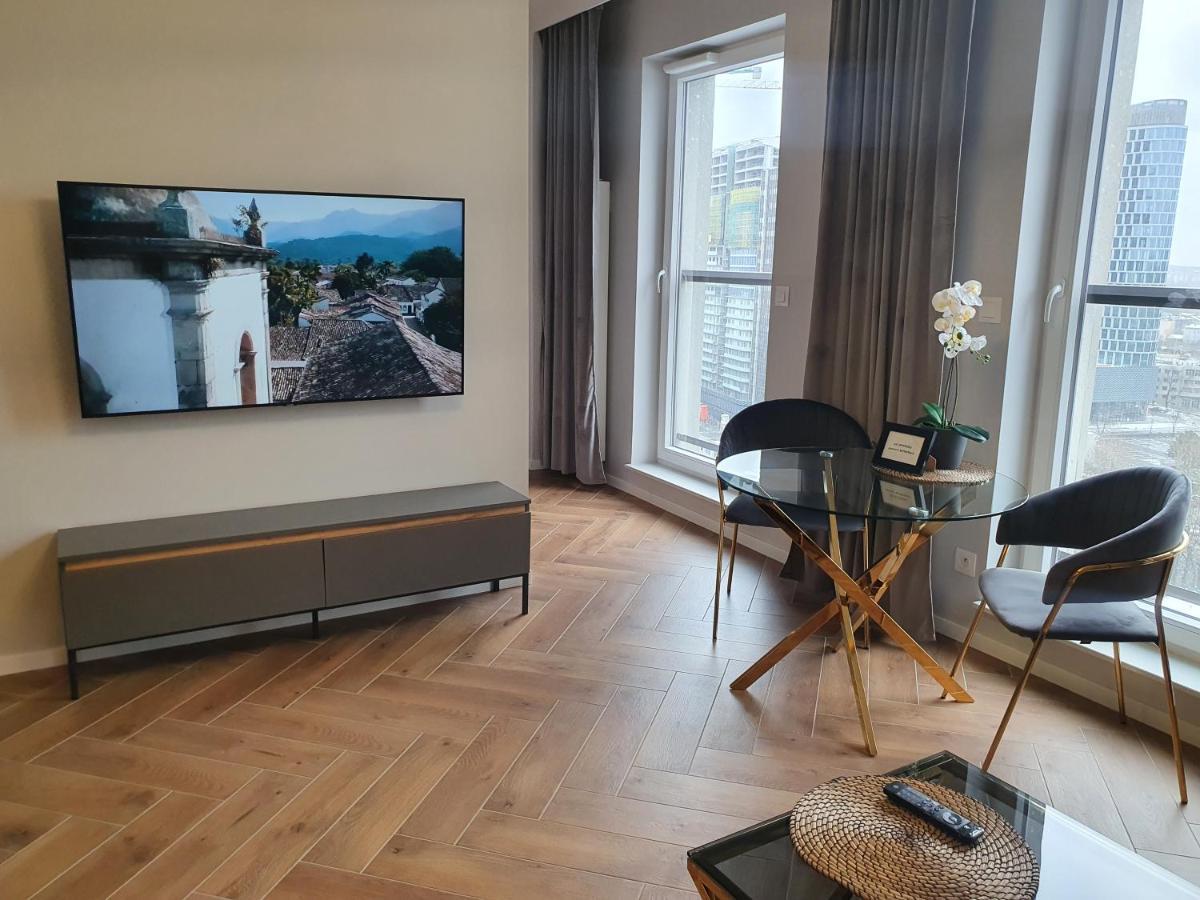 15 Pietro Sokolska 30 Towers Apartments - New- Lux- Parking- Sauna- Gym- And Good View From 15Th Floor Katowice Eksteriør bilde
