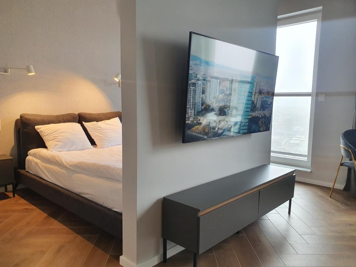 15 Pietro Sokolska 30 Towers Apartments - New- Lux- Parking- Sauna- Gym- And Good View From 15Th Floor Katowice Eksteriør bilde